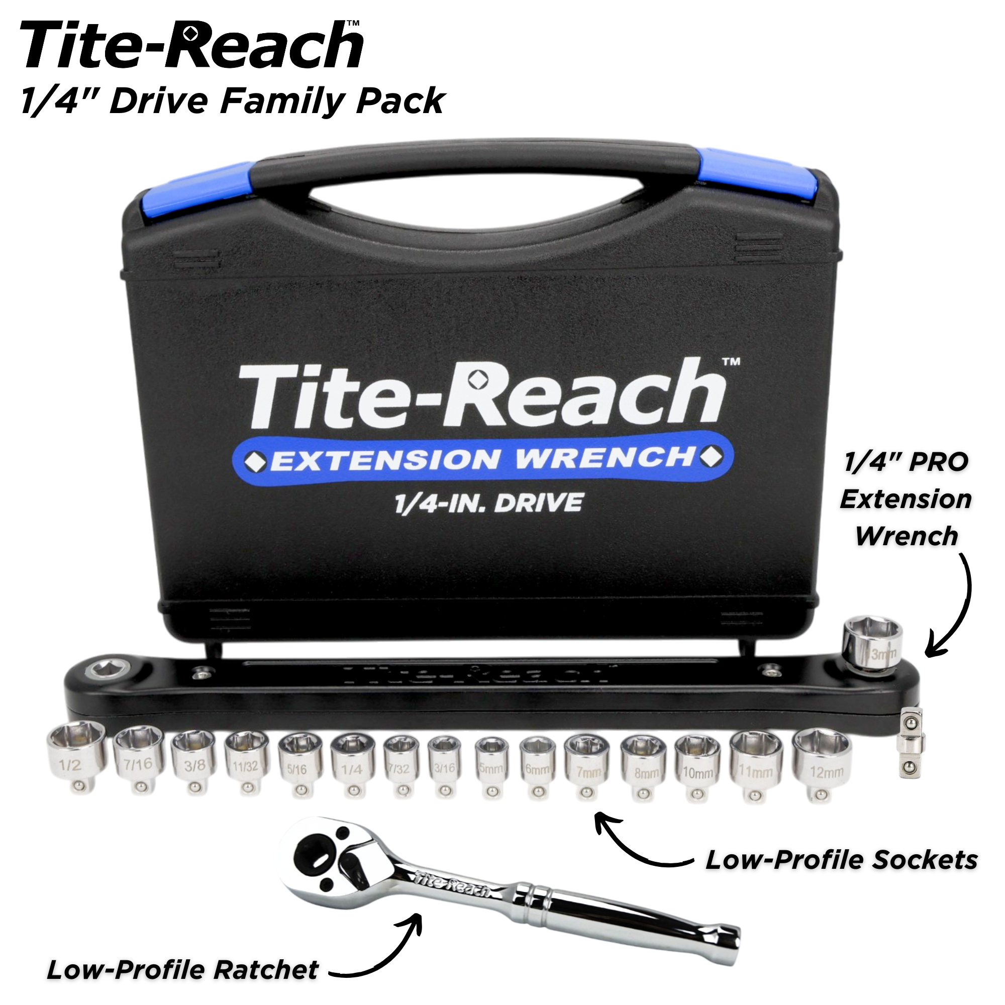 Tite-Reach 1/4" Drive Family Pack-Tite-Reach®
