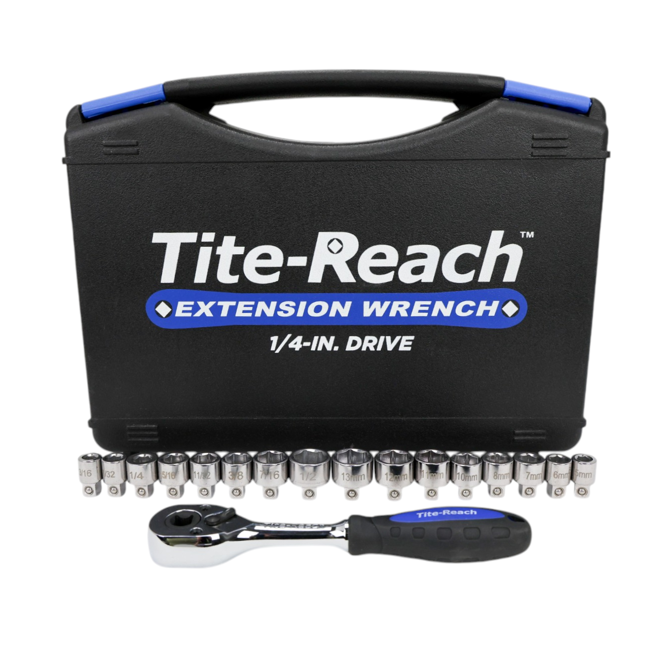1/4" Socket & Ratchet Set-Tite-Reach®