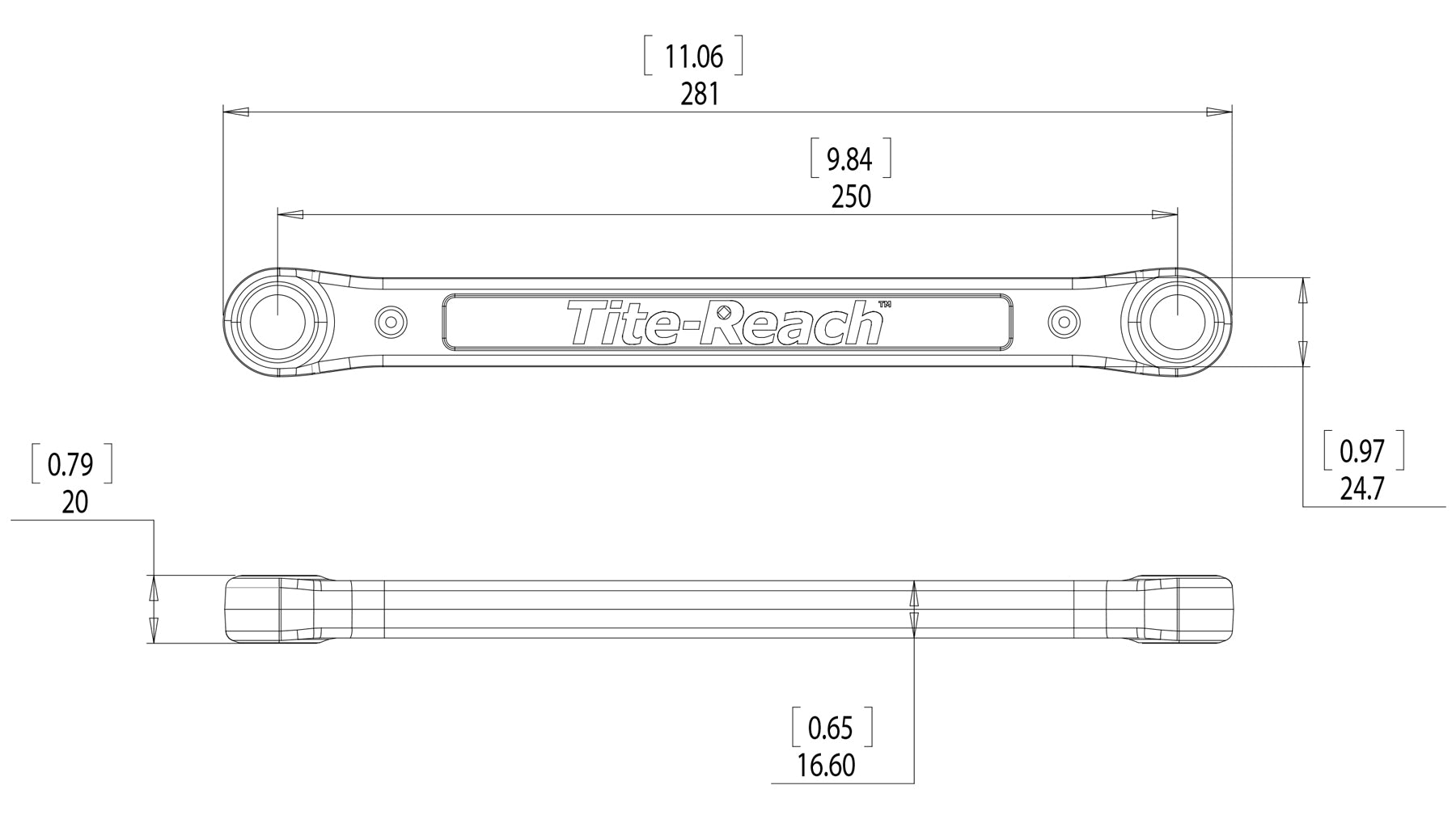 1/4" Professional Tite-Reach Extension Wrench-Tite-Reach®