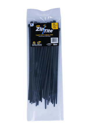 8" Standard Duty Zip-Tite Cable Tie - Black