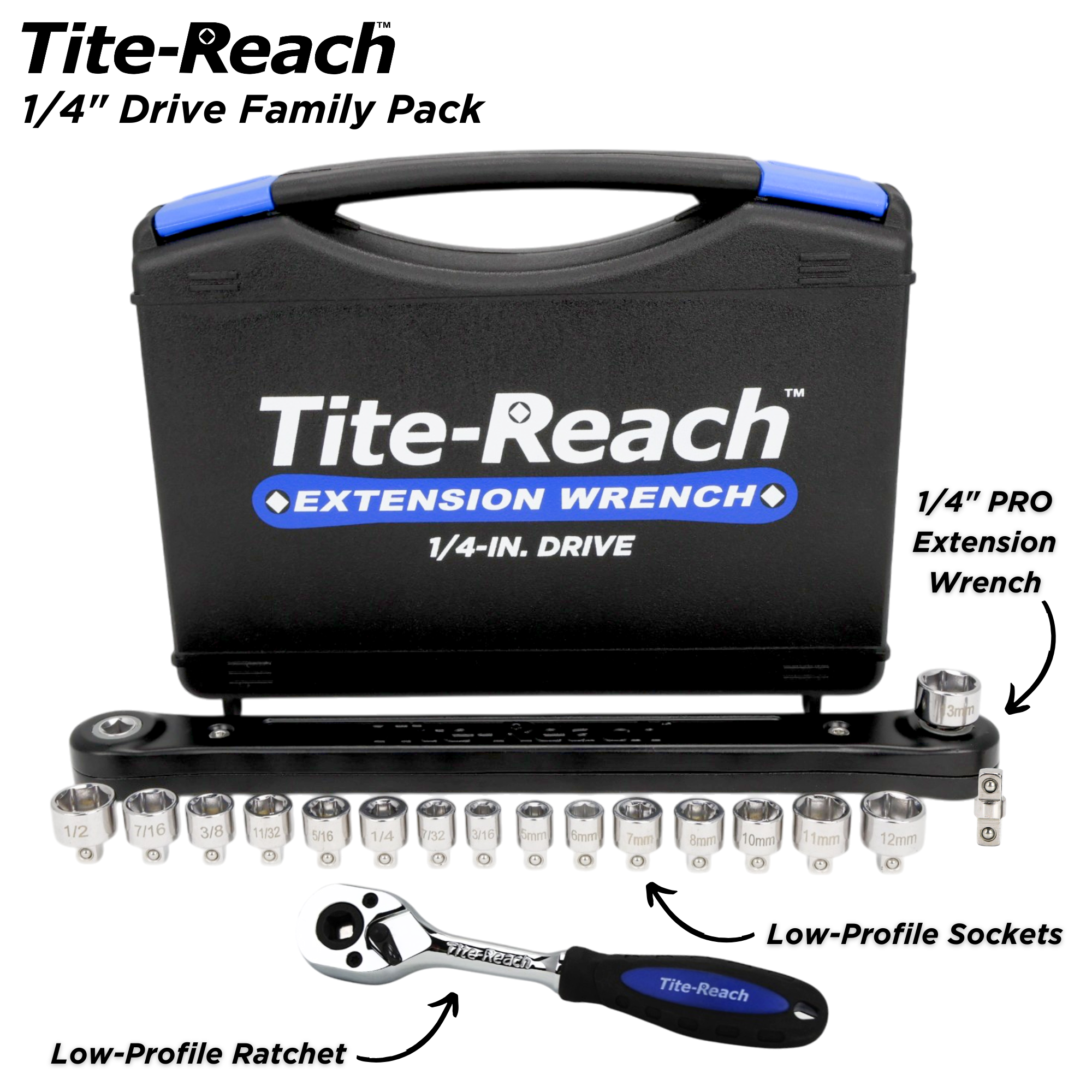 Tite-Reach 1/4" Drive Family Pack-Tite-Reach®