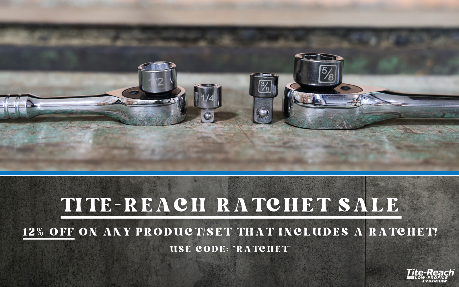 TITE-REACH 1/2" Professional Extension Wrench – 35,6 Cm Reichweite, Schlagfest Bis 365 Ft/lbs