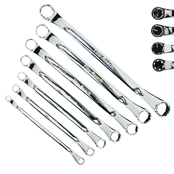 Tite-Reach EveryBolt Wrench Set – 7pc Metric (45° Offset)-Tite-Reach®
