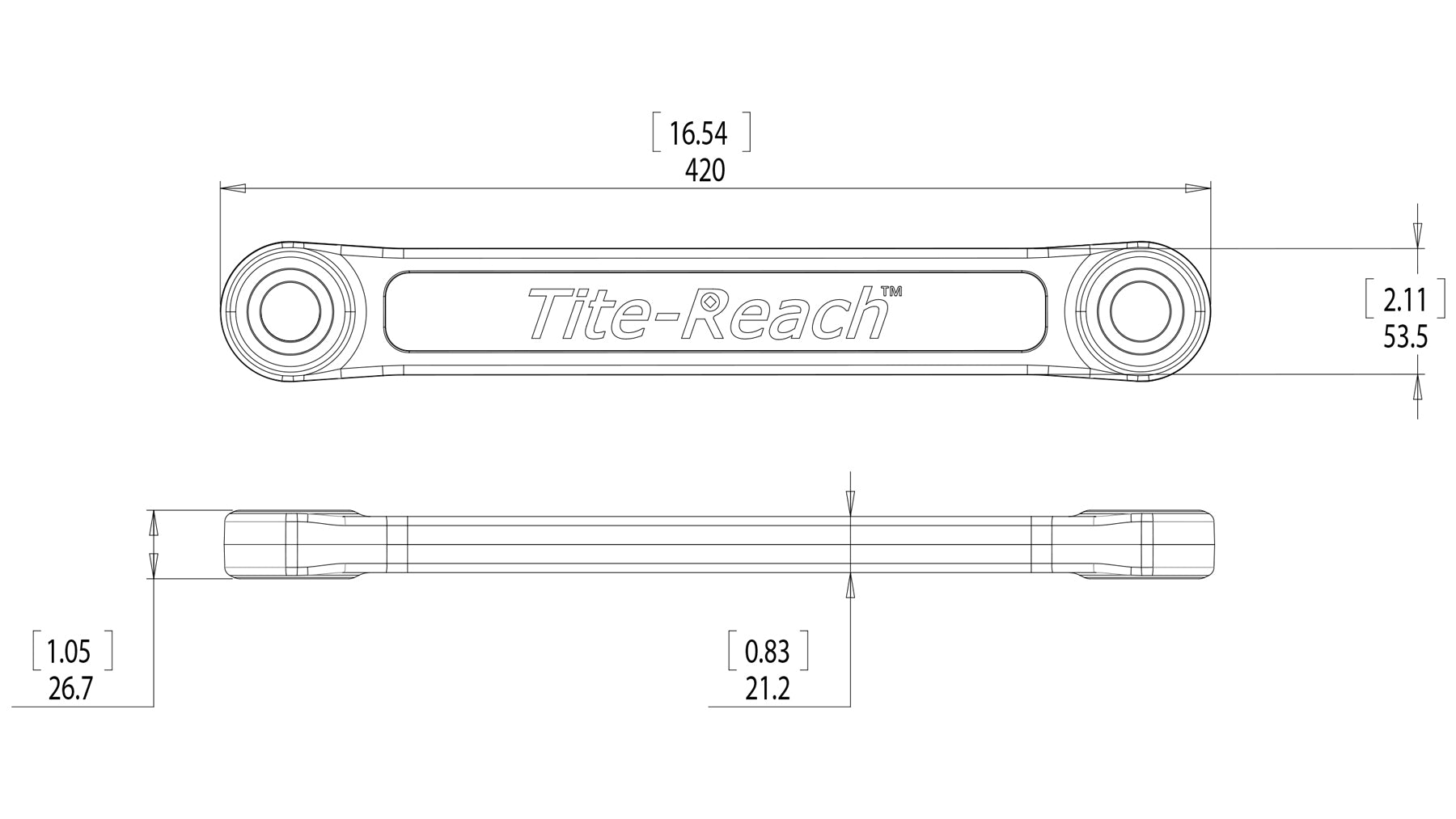 Tite-Reach Extension Wrench 3/8