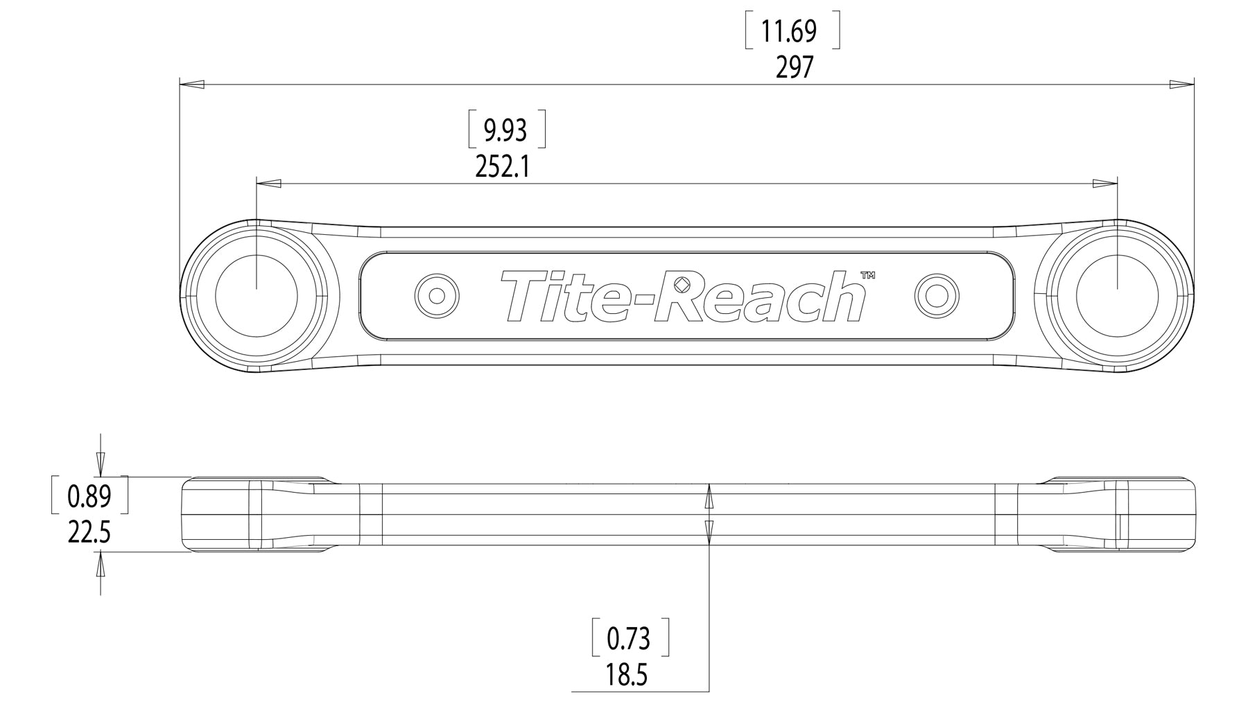 Tight Reach Extens Wrench,extens Wrench, Extens Wrench With 3/inch Adapter  And 1/
