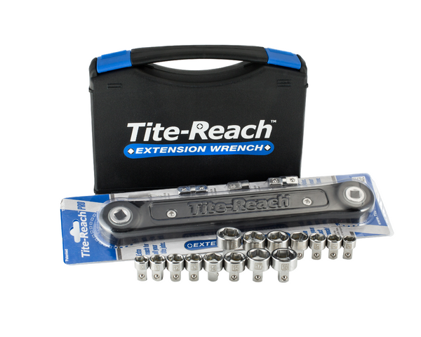 Our 1/4 PRO Extension Wrench offers a slim design and 10 inches of reach  to help you work around obstructions. #titereach #titereachwrenches, By  Tite-Reach Wrench